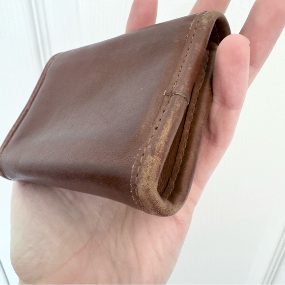 Coach Vintage Brown Leather Wallet & Key Case - Picture 6 of 16